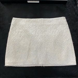 Alice and Olivia Silver Skirt Size 10